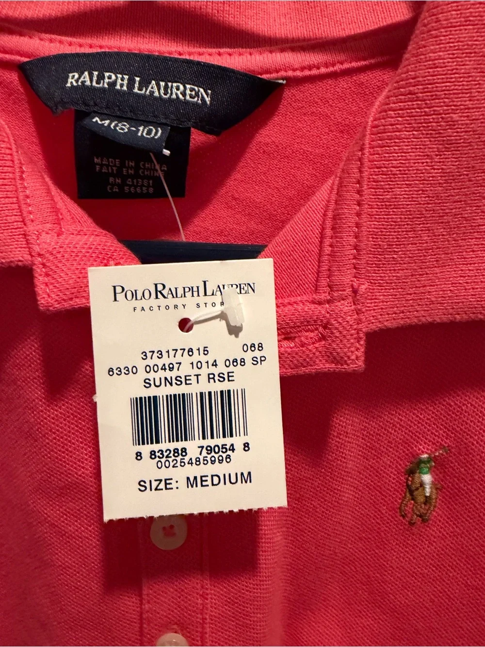Ralph Lauren Boys Pink Polo Shirt